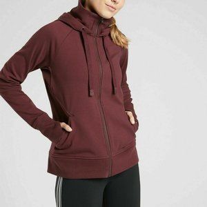 Athleta Triumph Hoodie- Burgundy/SMALL